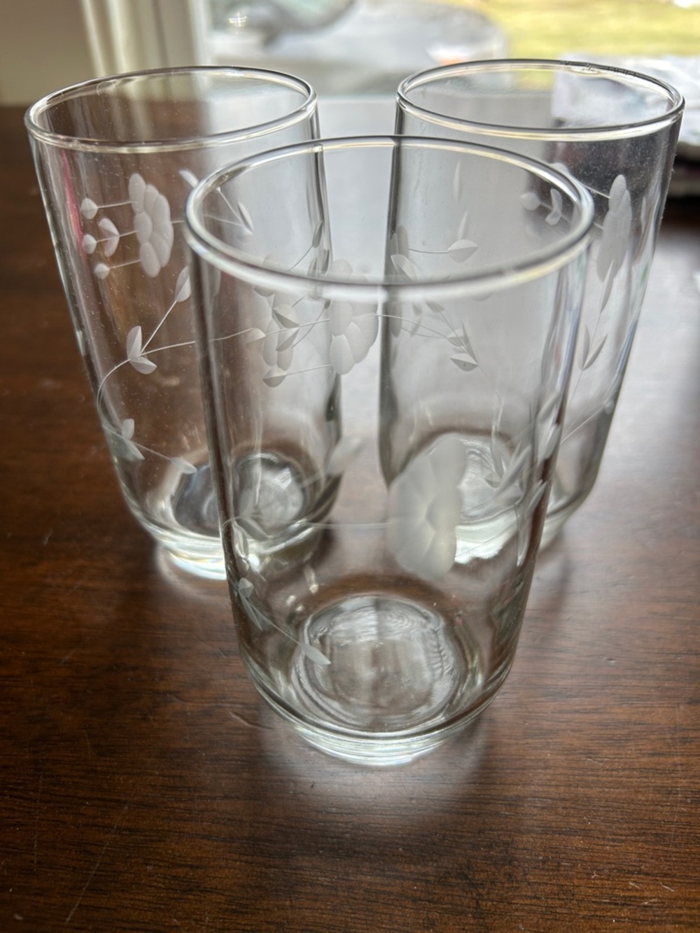 Vintage Princess House Heritage Beverage Glasses